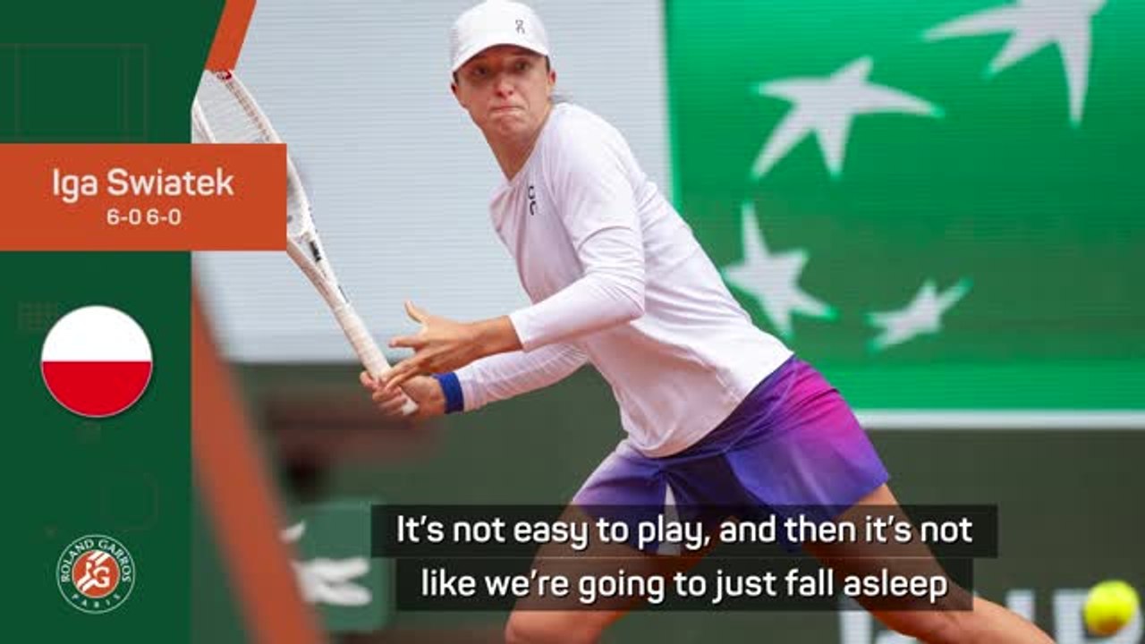 Matches should start earlier - Swiatek on scheduling