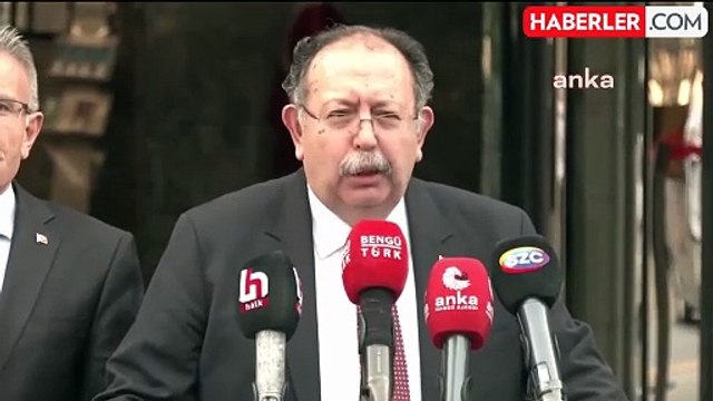 YSK Başkanı Ahmet Yener: Yayın yasağı kaldırıldı