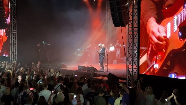 Urszula i Krzysztof Cugowski na scenie. Koncert Fajansowe sny 2024 we Włocławku