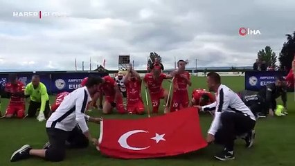 Alpaslan Erkoç: “Bu galibiyeti mazlum kardeşlerimize armağan ediyoruz”