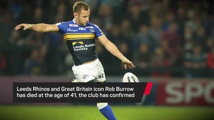 Download Video: Breaking News - Rob Burrow dies aged 41