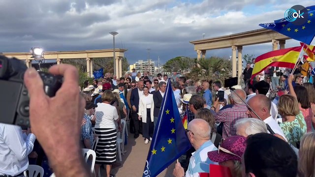 Alberto Núñez Feijóo celebra con el PP de Baleares un mitin de cara a las elecciones europeas
