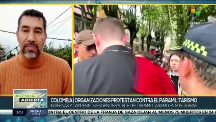 ¡Contra el paramilitarismo!organizaciones étnicas y campesinas se movilizan