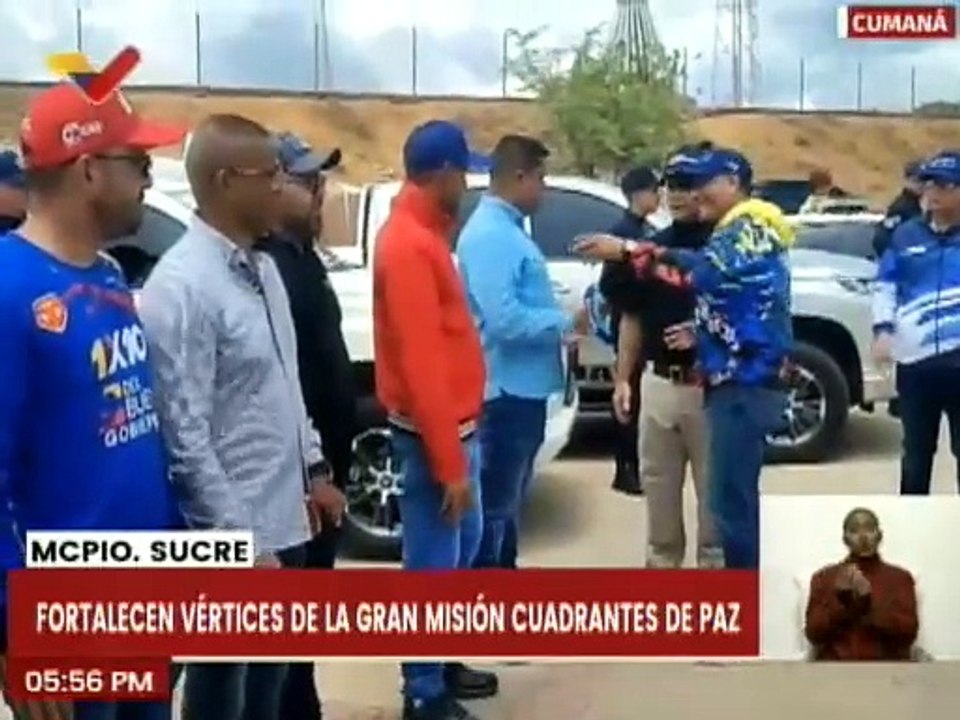 Gobierno Nacional dota de patrullas y motos a los Cuadrantes de Paz de 5 estados del país