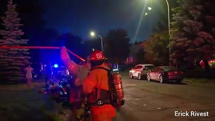 8 blessés dans un incendie à Saint-Constant