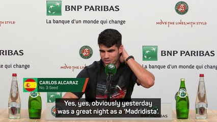 Alcaraz delighted with 'magical' Champions League title for Real Madrid