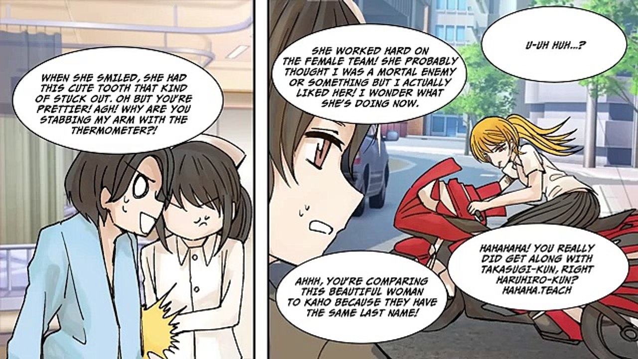 The beautiful nurse at the hospital I was staying at was a delinquent