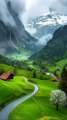 Naturelly Beautiful Place ___greenrylover _greenerylandscape _greenery _naturelover _nature _naturephotography _NatureBeauty _NatureLovers _beautyofnature _beautiful _amazing _switzerland _mountains _gras _pathway _lightrain(M