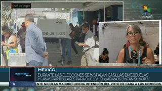 INE instala en escuelas casillas electorales en México