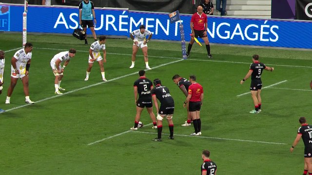 TOP 14 - Essai de Mathis CASTRO-FERREIRA (ST) - Stade Toulousain - Stade Rochelais