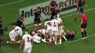 TOP 14 - Essai de Ulupano SEUTENI (SR) - Stade Toulousain - Stade Rochelais