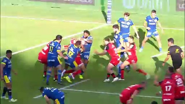 TOP 14 - Essai de Maelan RABUT (RCT) - RC Toulon - ASM Clermont
