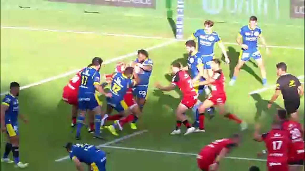 TOP 14 - Essai de Maelan RABUT (RCT) - RC Toulon - ASM Clermont