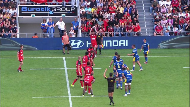 TOP 14 - Essai de Setariki TUICUVU (RCT) - RC Toulon - ASM Clermont