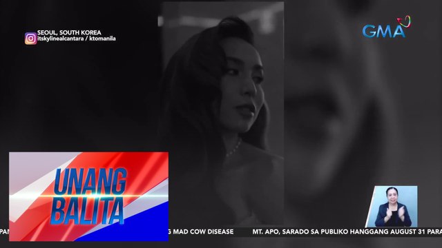 Kyline Alcantara, ginawaran ng Plaque of Recognition bilang Filipino Honorary Ambassador of South Korea | Unang Balita