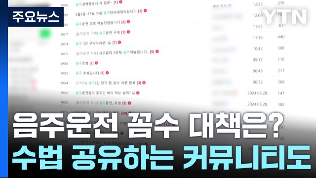 일단 튀어 음주운전 꼼수 난무...대책 없나? / YTN