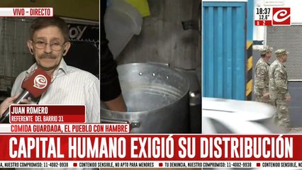 "Jala" Romero: "El jueves vinieron 549 personas a comer ravioles con pollo"