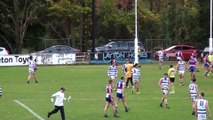 BFNL: James Schischka kicks seven goals for Strathfieldsaye against Gisborne, round 7, 2024