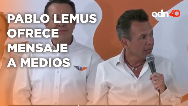 Pablo Lemus, Candidato a gobernador de Jalisco ofrece mensaje tras cierre de casillas