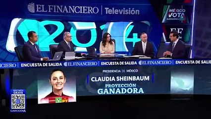 Encuesta de salida EF proyecta como ganadora a Claudia Sheinbaum