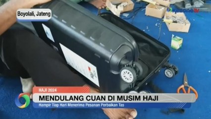 Penyedia Jasa Reparasi Tas dan Koper Mendulang Cuan di Musim Haji