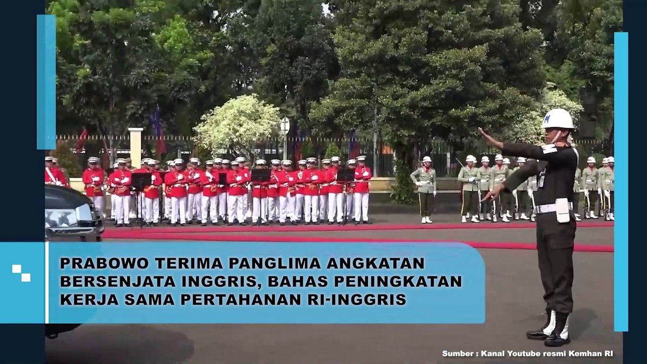 Menhan Prabowo Subianto dan Admiral Sir Tony Radakin Bahas Peningkatan Kerja Sama Pertahanan Indonesia-Inggris