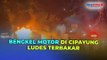 Detik-Detik Bengkel Motor di Cipayung Jakarta Timur Ludes Terbakar