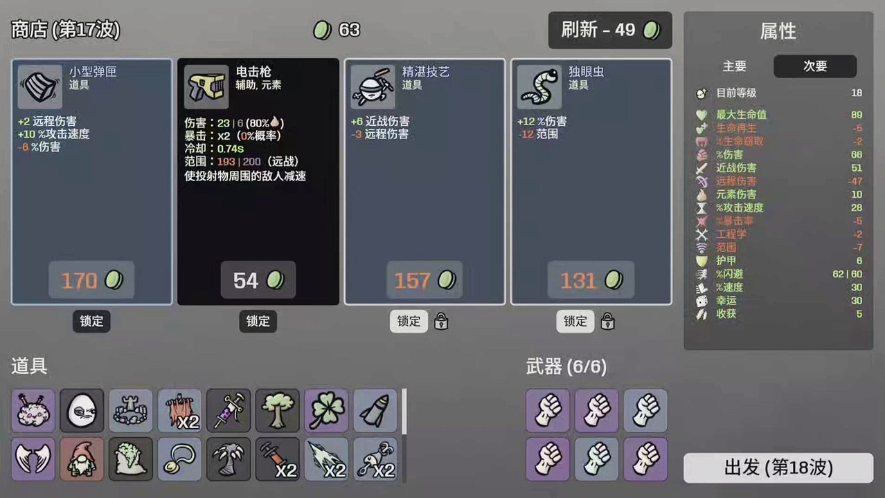 Brotato_角鬥士