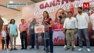 En Veracruz, Rocío Nahle da primeras declaraciones