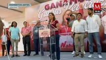 En Veracruz, Rocío Nahle da primeras declaraciones