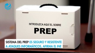 Sistema del PREP es seguro y resistente a ataques informáticos, afirma el INE