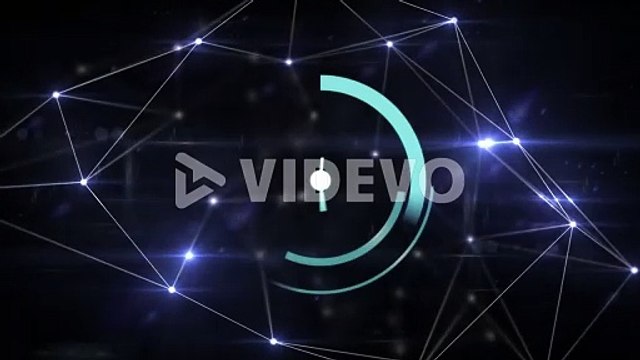 Animation of network of connections over clock moving fast