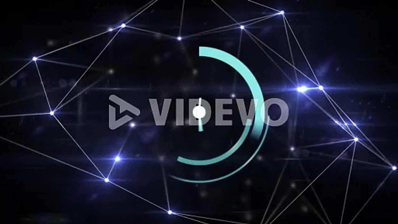 Animation of network of connections over clock moving fast