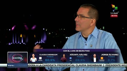 Arreaza: El pueblo mexicano tiene una nueva democracia consolidada