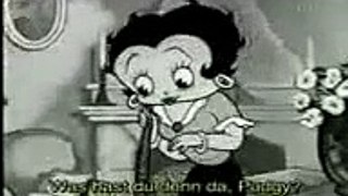 Betty Boop (1938) Pudgy and the lost kitten, animated cartoon character designed by Grim Natwick at the request of Max Fleischer.