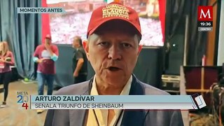 Arturo Zaldívar afirma que Claudia Sheinbaum ganó la Presidencia