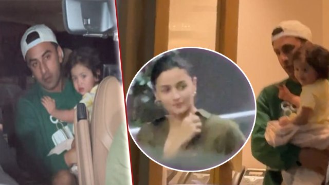 Anant-Radhika 2nd Pre Wedding से लौटे Ranbir Kapoor, Alia Bhatt और baby Raha, Cute Video आया सामने!