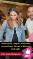 Momma to be Deepika Padukone papped in Town Viral Masti Bollywood