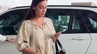 Dia Mirza Spotted at Airport