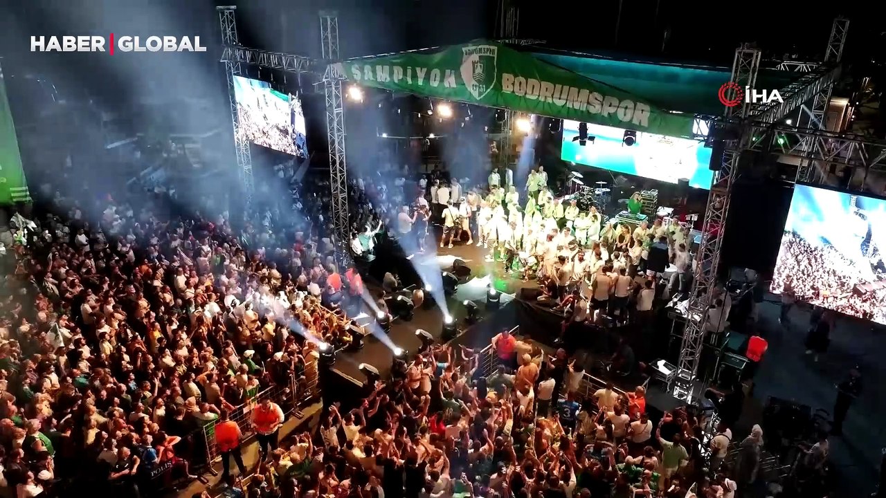 Bodrum’da şampiyonluk coşkusu: Binlerce tarafta...