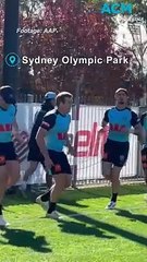 State of Origin: James Tedesco joined NSW teammates at training ahead of Origin I