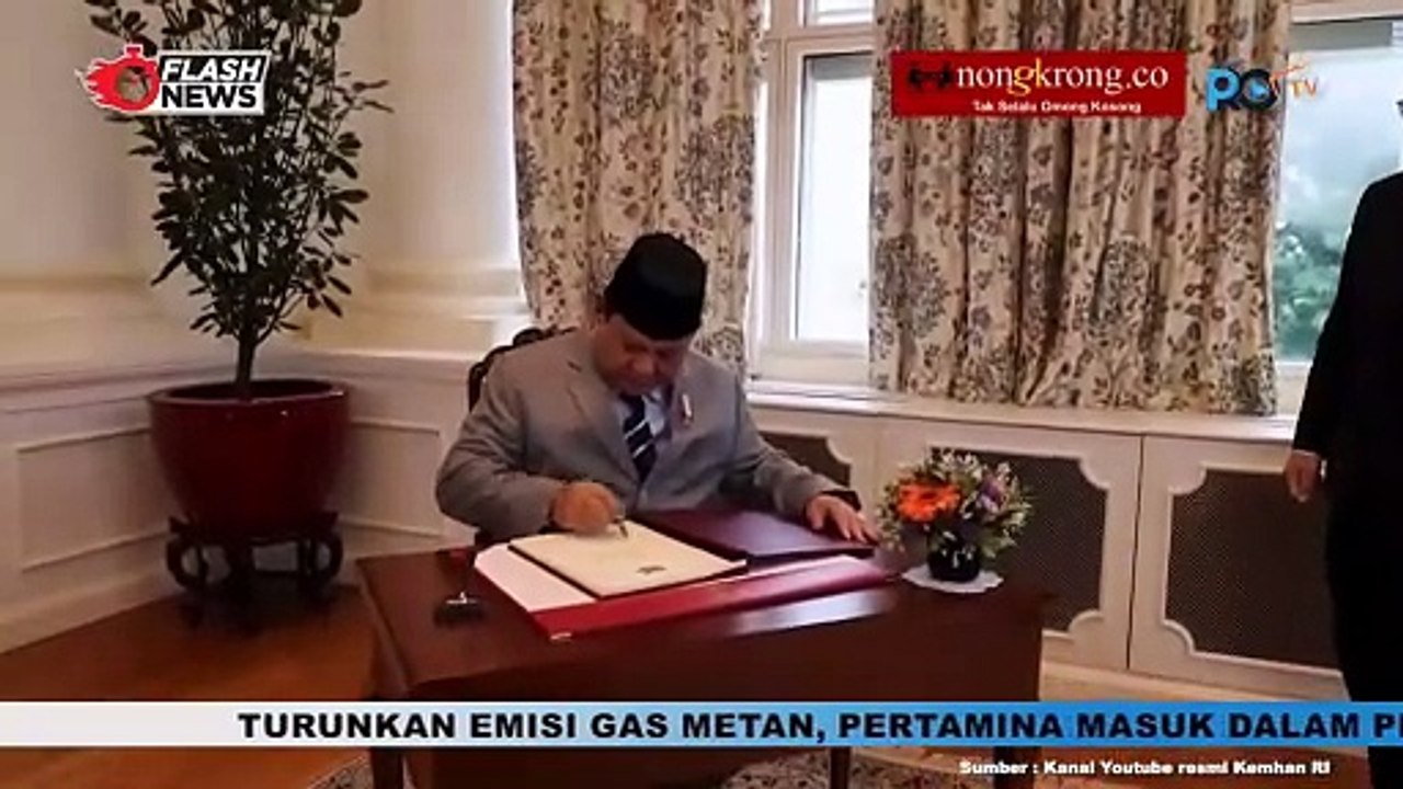 Momen Prabowo Bertemu PM Singapura