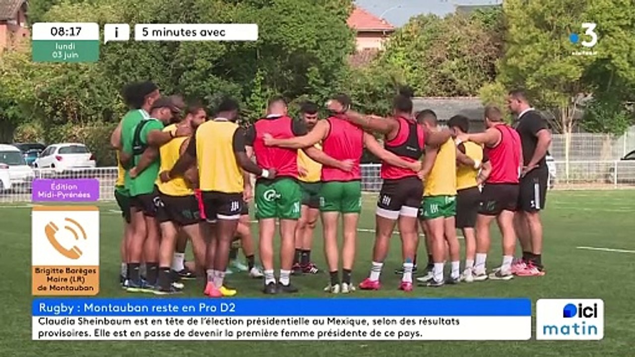 Rugby : L'US Montauban reste in extremis en Pro D2