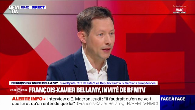 François-Xavier Bellamy: Pendant 5 ans, les macronistes ont fait la politique de la gauche et les élus du RN la politique de la chaise vide