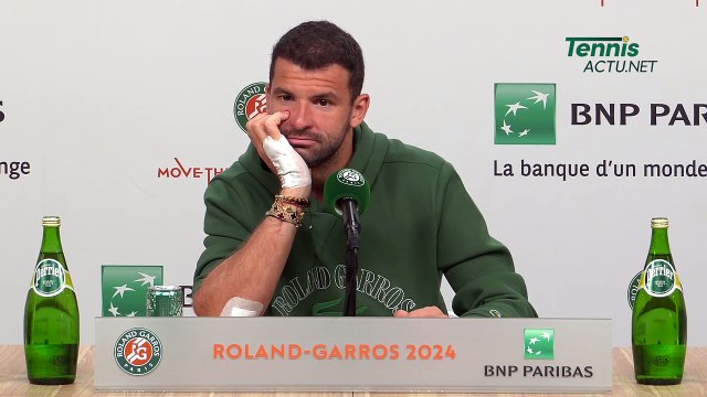 Tennis - Roland-Garros 2024 - Grigor Dimitrov, 33 and for the first time in his career in the quarterfinals at Roland-Garros : Better late than never