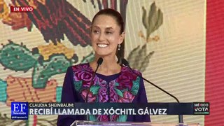 Claudia Sheinbaum informó que Xóchitl Gálvez y Álvarez Máynez reconocen su triunfo
