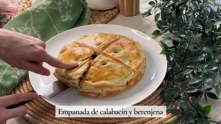 Empanada de calabacín y berenjena
