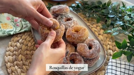Rosquillas de yogur del chef Enrique Sánchez