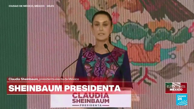 No llego sola, llegamos todas : Sheinbaum en su primer discurso como presidenta electa de México