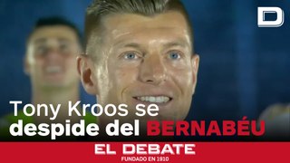 El emotivo adiós de Kroos en el Bernabéu: «Gracias por esta despedida inolvidable»